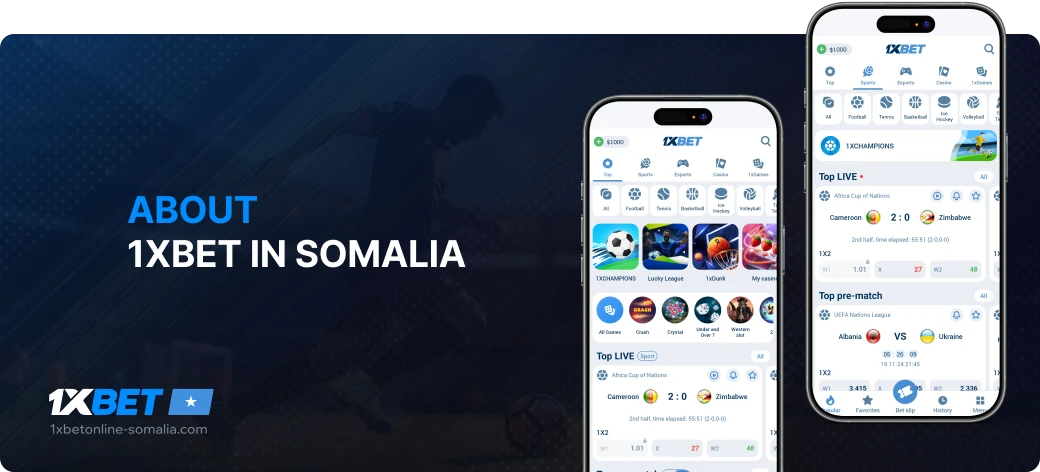 About 1xBet in Somalia - 1xbet Online Somalia