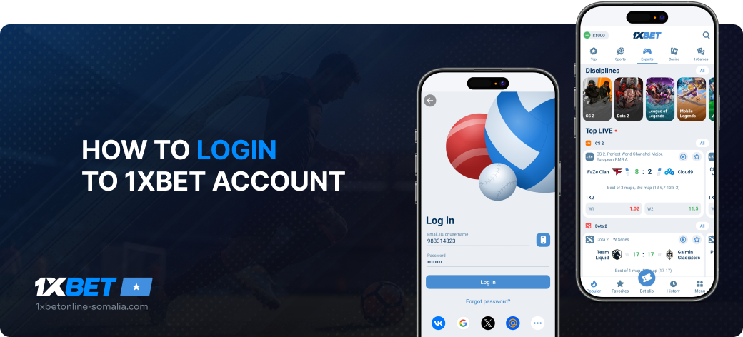 How to Login to 1xBet Account - 1xbet Online Somalia