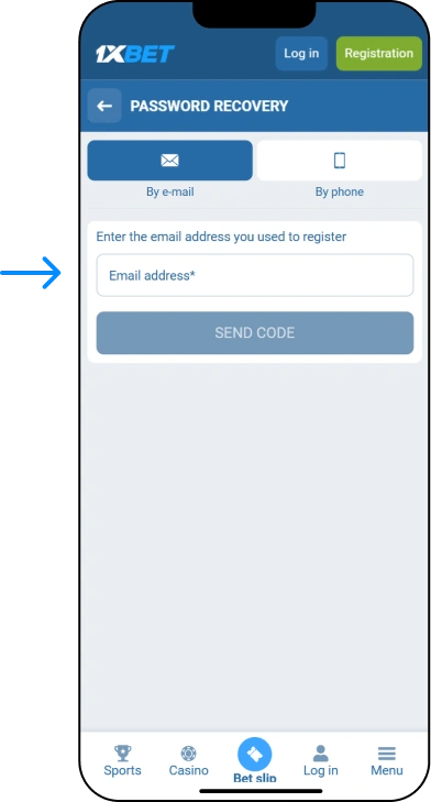How to Reset Password - 1xbet Online Somalia