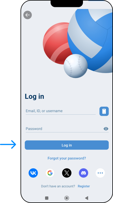 Login on Android App - 1xbet Online Somalia