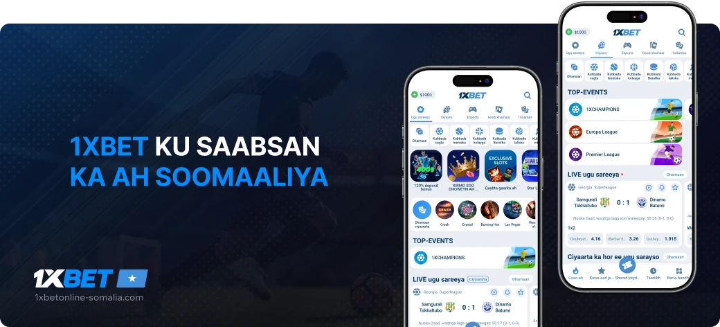 1xBet ku saabsan ka ah Soomaaliya - 1xbet Online Somalia