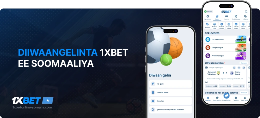 Diiwaangelinta 1xBet ee Soomaaliya - 1xbet Online Somalia