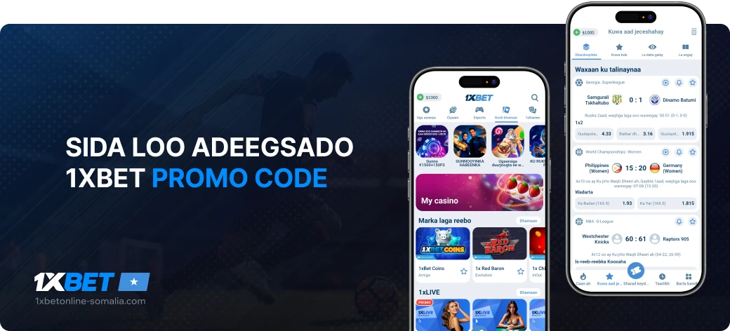 Sida Loo Adeegsado 1xBet Promo Code - 1xbet Online Somalia