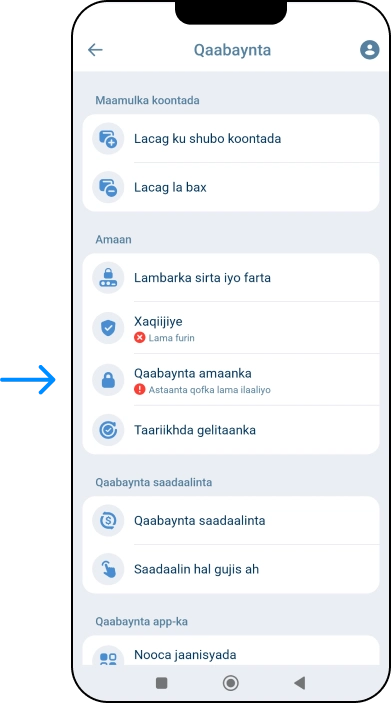 Sida loo xaqiijiyo akoonkaaga app-ka (KYC) - 1xbet Online Somalia