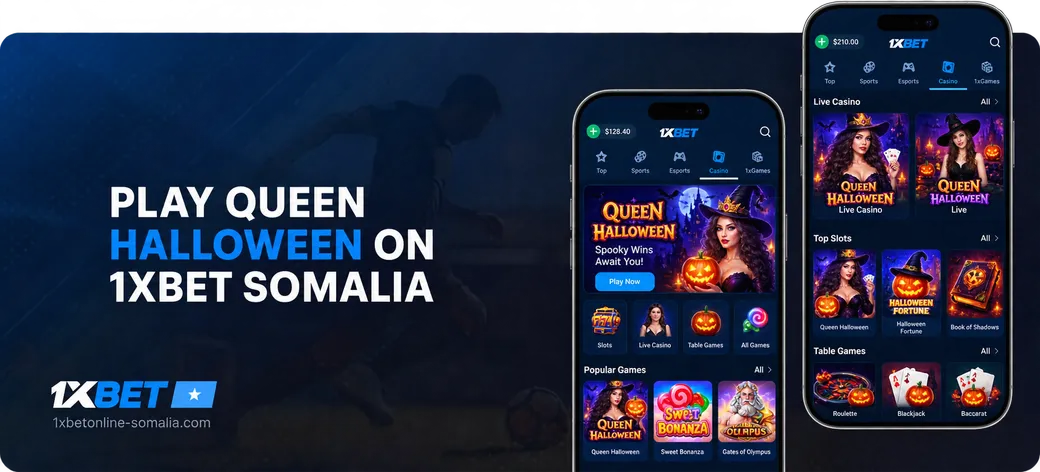 Play Queen Halloween on 1xBet Somalia